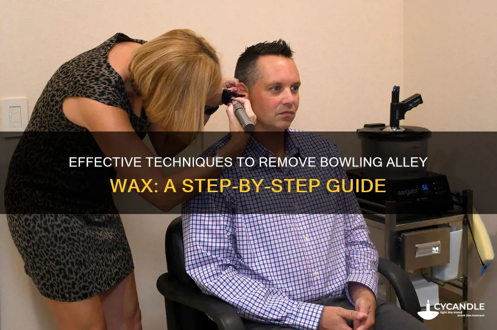 how to remove bowling alley wax
