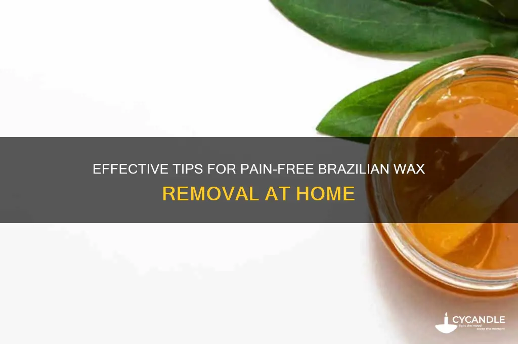 how to remove braziliam wax