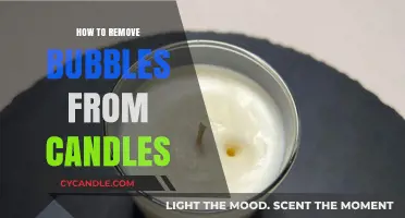 Removing Air Bubbles from Candles: A Simple Guide