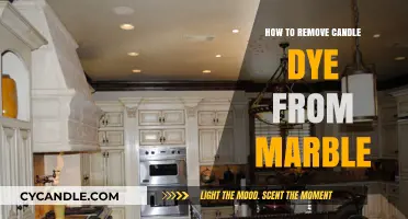 Eliminating Candle Dye Stains from Marble