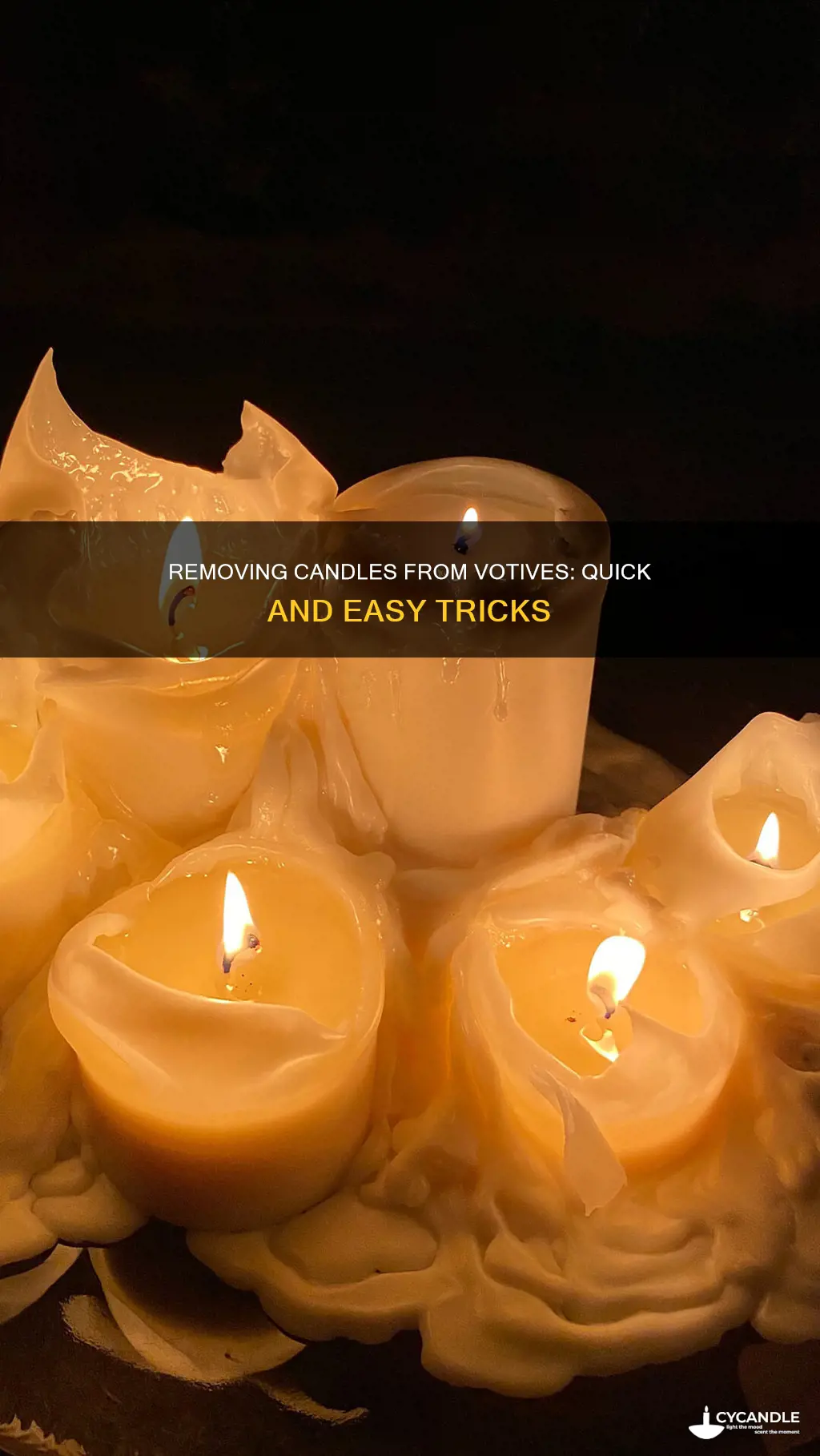 how to remove candle from votive