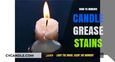 Removing Candle Grease Stains: Easy and Effective Methods