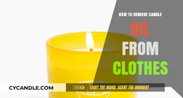Get Rid of Candle Oil Stains on Clothes