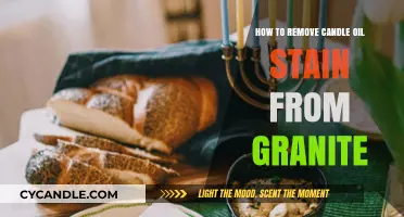 Removing Candle Oil Stains from Granite Countertops