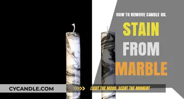 Removing Candle Oil Stains from Marble: A Simple Guide