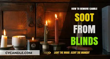 Get Rid of Candle Soot on Blinds Easily