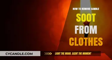 Eliminating Candle Soot Stains from Clothes