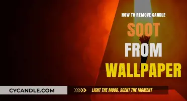 Eliminating Candle Soot Stains from Wallpaper Efficiently