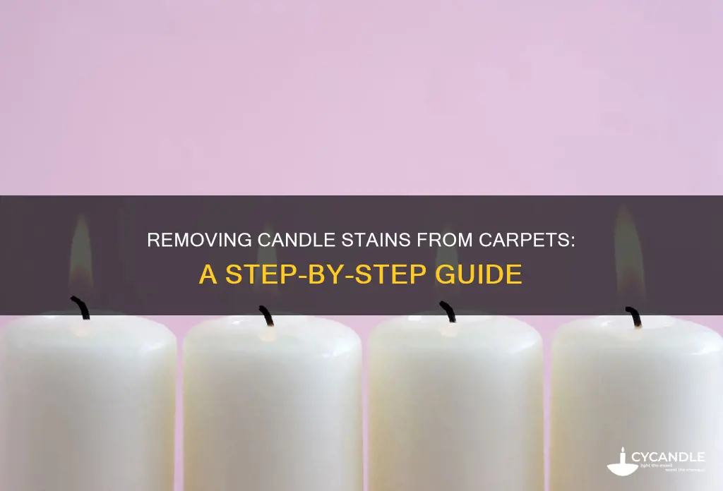how to remove candle stain from carpet