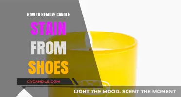 Removing Candle Wax Stains from Shoes