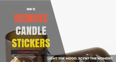 Easy Candle Sticker Removal: Quick and Effective Tricks