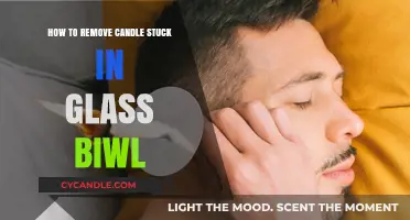Removing Stuck Candles: Glass Bowl Rescue