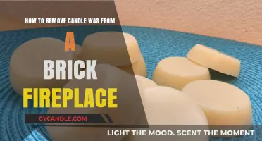 Removing Candle Wax from Brick Fireplaces: Quick and Easy Guide