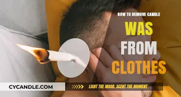 Easy Candle Wax Removal from Clothes