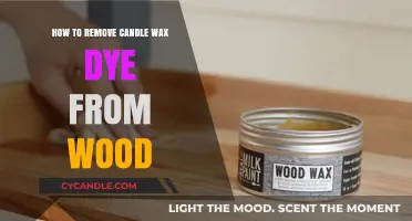 Effective Methods to Remove Candle Wax Dye Stains from Wood Surfaces