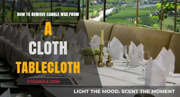 Effortless Tips to Remove Candle Wax from Cloth Tablecloths