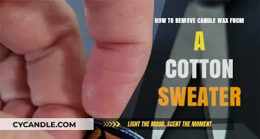 Effective Ways to Remove Candle Wax from Cotton Sweaters