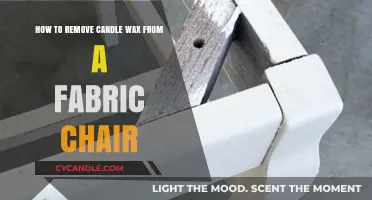 Quickly Remove Candle Wax from Fabric Chairs: Easy DIY Cleaning Tips