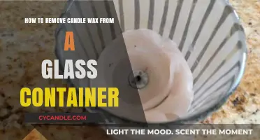 Effortless Wax Removal: Clean Candle Jars for Reuse in Minutes