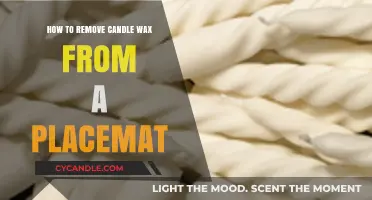 Quick Tips: Removing Candle Wax from Placemats Easily and Safely