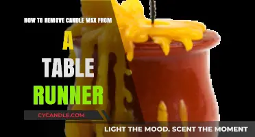 Quickly Clean Candle Wax Off Your Table Runner: Easy Steps