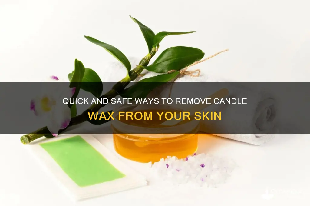 how to remove candle wax from body