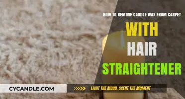 Quick Fix: Remove Candle Wax from Carpet Using a Hair Straightener