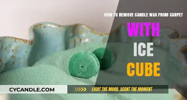 Quick Fix: Removing Candle Wax from Carpet Using Ice Cubes