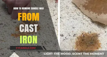 Effective Ways to Remove Candle Wax from Cast Iron Surfaces