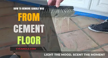 Effective Methods to Remove Candle Wax from Cement Floors Easily