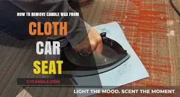 Easy Steps to Remove Candle Wax from Cloth Car Seats