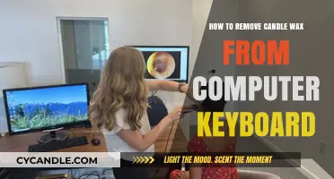 Quick Fix: Removing Candle Wax from Your Computer Keyboard Easily