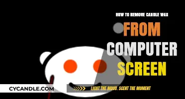 Quick Fix: Safely Removing Candle Wax from Your Computer Screen
