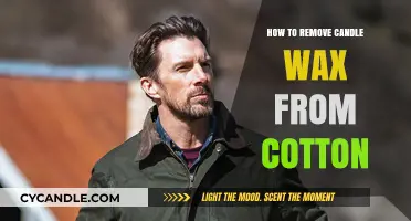 Effective Methods to Remove Candle Wax from Cotton Fabric Easily