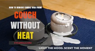 Easy Ways to Remove Candle Wax from Couch Without Heat