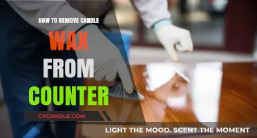 Quick & Easy Tips to Remove Candle Wax from Countertops