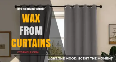 Quickly Clean Curtains: Effective Ways to Remove Candle Wax Stains