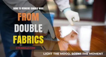 Effective Tips to Remove Candle Wax from Double Fabrics Easily