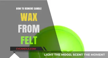 Effective Methods to Remove Candle Wax from Felt Surfaces