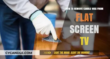 Quick Fix: Removing Candle Wax from Your Flat Screen TV Safely