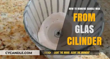 Effortless Ways to Remove Candle Wax from Glass Cylinders