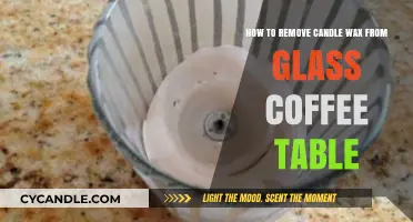 Effortless Ways to Remove Candle Wax from Glass Coffee Tables