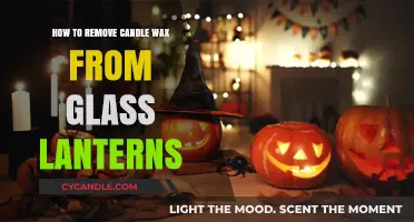 Easy Steps to Clean Candle Wax from Glass Lanterns