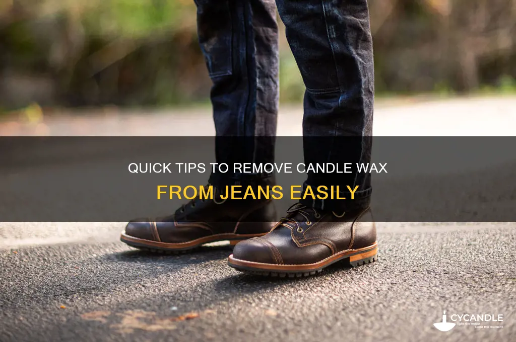 how to remove candle wax from jeansrpet