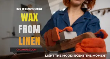 Effective Methods to Remove Candle Wax Stains from Linen Fabric
