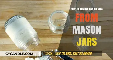 Effortless Ways to Remove Candle Wax from Mason Jars