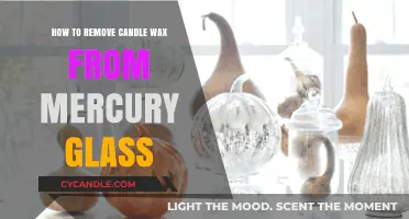 Safely Removing Candle Wax from Mercury Glass: A Step-by-Step Guide