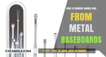 Effortless Wax Removal: Clean Candle Wax from Metal Baseboards