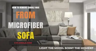 Effective Tips to Remove Candle Wax from Microfiber Sofa Easily