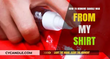 Quick Fix: Removing Candle Wax Stains from Your Shirt Effortlessly